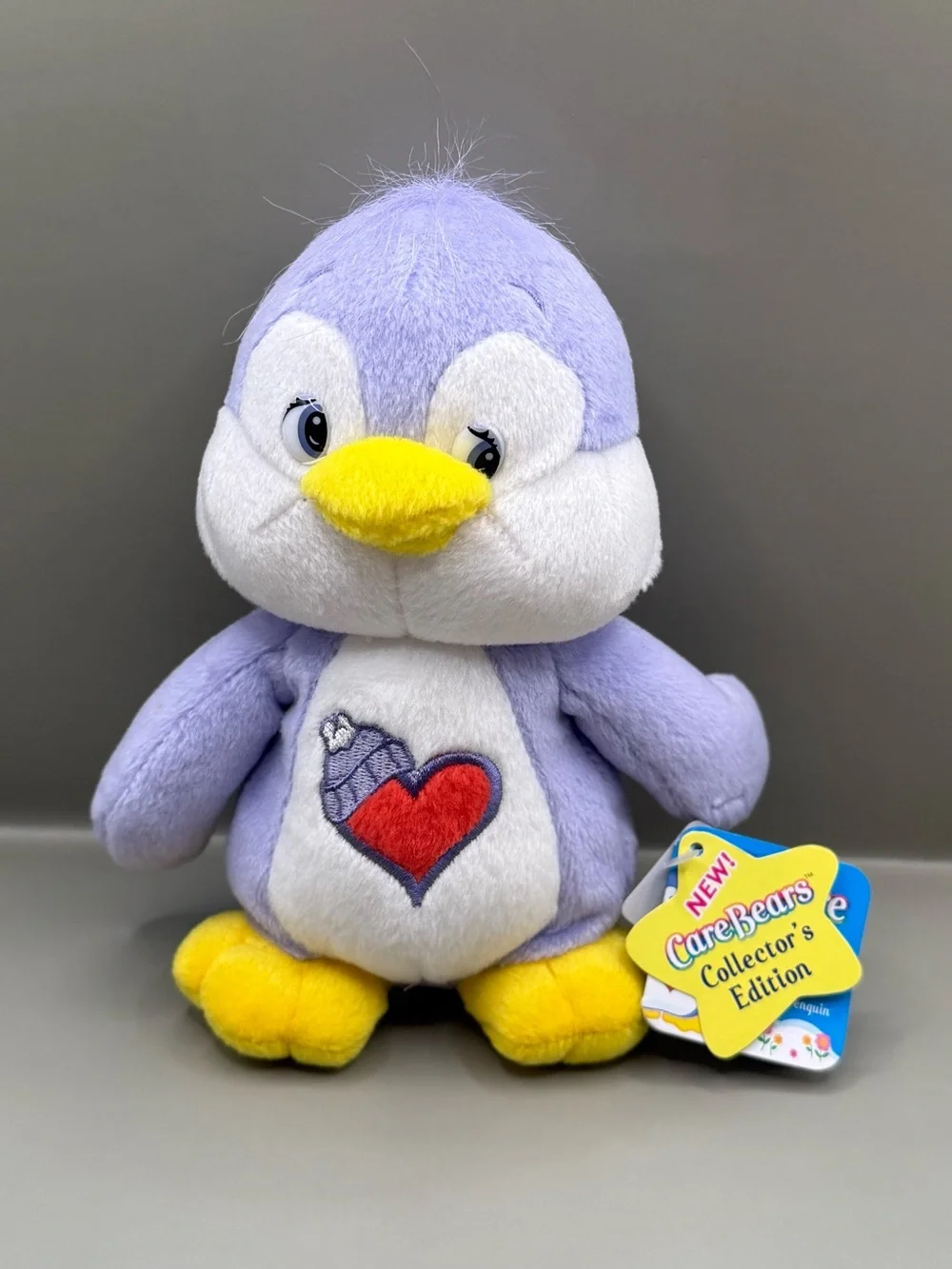 NWT VTG Care Bear Cousins Cozy Heart Penguin Plush Stuffed Animal 2004